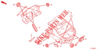 GUMMITUELLE (ARRIERE) für Honda ACCORD 2.4 S 4 Türen 6 gang-Schaltgetriebe 2013