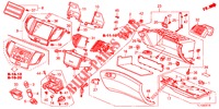 INSTRUMENT, ZIERSTUECK (COTE DE PASSAGER) (LH) für Honda ACCORD 2.4 S 4 Türen 6 gang-Schaltgetriebe 2013