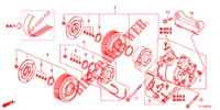 KLIMAANLAGE (COMPRESSEUR) (2.4L) für Honda ACCORD 2.4 S 4 Türen 6 gang-Schaltgetriebe 2013