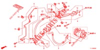 KLIMAANLAGE (FLEXIBLES/TUYAUX) (2.4L) (LH) für Honda ACCORD 2.4 S 4 Türen 6 gang-Schaltgetriebe 2013