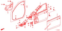 TUERTAFELN, VORNE(2D)  für Honda ACCORD 2.4 S 4 Türen 6 gang-Schaltgetriebe 2013