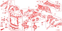 VORDERE TRENNWAND/STIRNWAND  für Honda ACCORD 2.4 S 4 Türen 6 gang-Schaltgetriebe 2013