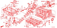 ZYLINDERBLOCK/OELWANNE (2.4L) für Honda ACCORD 2.4 S 4 Türen 5 gang automatikgetriebe 2013