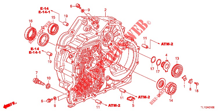 DREHMOMENTWANDLER  für Honda ACCORD 2.4 S 4 Türen 5 gang automatikgetriebe 2013