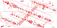 ANTRIEBSWELLE, VORNE/HALBWELLE (2.0L) für Honda ACCORD 2.0 COMFORT 4 Türen 6 gang-Schaltgetriebe 2014
