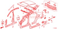 AUSSENBLECHE/TAFEL, HINTEN  für Honda ACCORD 2.0 COMFORT 4 Türen 6 gang-Schaltgetriebe 2014
