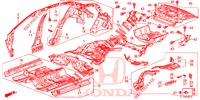BODEN/INNENBLECHE  für Honda ACCORD 2.0 COMFORT 4 Türen 6 gang-Schaltgetriebe 2014