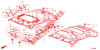 DACHVERKLEIDUNG  für Honda ACCORD 2.0 COMFORT 4 Türen 6 gang-Schaltgetriebe 2014