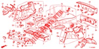 HINTERE ABLAGE/SEITENVERKLEIDUNG (4D)  für Honda ACCORD 2.0 COMFORT 4 Türen 6 gang-Schaltgetriebe 2014