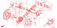 HINTERRADBREMSE (1) für Honda ACCORD 2.0 COMFORT 4 Türen 6 gang-Schaltgetriebe 2014