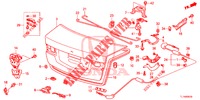KOFFERRAUMDECKEL(4D)  für Honda ACCORD 2.0 COMFORT 4 Türen 6 gang-Schaltgetriebe 2014