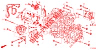 LICHTMASCHINENHALTERUNG/SPANNVORRICHTUNG (2.0L) für Honda ACCORD 2.0 COMFORT 4 Türen 6 gang-Schaltgetriebe 2014
