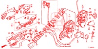 TUERSCHLOESSER, VORNE/AEUSSERER GRIFF  für Honda ACCORD 2.0 COMFORT 4 Türen 6 gang-Schaltgetriebe 2014