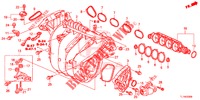 ANSAUGKRUEMMER (2.0L) für Honda ACCORD 2.0 ELEGANCE 4 Türen 6 gang-Schaltgetriebe 2014