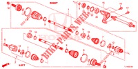 ANTRIEBSWELLE, VORNE/HALBWELLE (2.0L) für Honda ACCORD 2.0 ELEGANCE 4 Türen 6 gang-Schaltgetriebe 2014