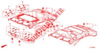 DACHVERKLEIDUNG  für Honda ACCORD 2.0 ELEGANCE 4 Türen 6 gang-Schaltgetriebe 2014