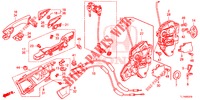 TUERSCHLOESSER, VORNE/AEUSSERER GRIFF  für Honda ACCORD 2.0 ELEGANCE 4 Türen 6 gang-Schaltgetriebe 2014