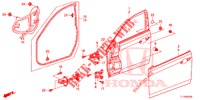 TUERTAFELN, VORNE(2D)  für Honda ACCORD 2.0 ELEGANCE 4 Türen 6 gang-Schaltgetriebe 2014