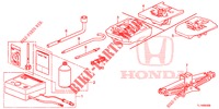 WERKZEUGE/WAGENHEBER  für Honda ACCORD 2.0 ELEGANCE 4 Türen 6 gang-Schaltgetriebe 2014