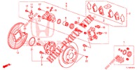 HINTERRADBREMSE (1) für Honda ACCORD 2.0 ELEGANCE 4 Türen 5 gang automatikgetriebe 2014