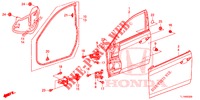 TUERTAFELN, VORNE(2D)  für Honda ACCORD 2.0 ELEGANCE 4 Türen 5 gang automatikgetriebe 2014