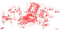 VORNE SITZKOMPONENTEN (D.) (HAUTEUR MANUELLE) für Honda ACCORD 2.0 ELEGANCE 4 Türen 5 gang automatikgetriebe 2014