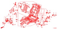 VORNE SITZKOMPONENTEN (G.) (HAUTEUR MANUELLE) für Honda ACCORD 2.0 ELEGANCE 4 Türen 5 gang automatikgetriebe 2014