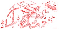 AUSSENBLECHE/TAFEL, HINTEN  für Honda ACCORD 2.0 ELEGANCE PACK 4 Türen 6 gang-Schaltgetriebe 2014