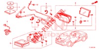 EINBAUSATZ F. RNS2  für Honda ACCORD 2.0 ELEGANCE PACK 4 Türen 6 gang-Schaltgetriebe 2014