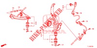 GELENK, VORNE  für Honda ACCORD 2.0 ELEGANCE PACK 4 Türen 6 gang-Schaltgetriebe 2014