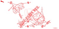 GUMMITUELLE (ARRIERE) für Honda ACCORD 2.0 ELEGANCE PACK 4 Türen 6 gang-Schaltgetriebe 2014