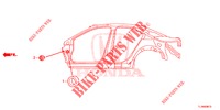GUMMITUELLE (LATERAL) für Honda ACCORD 2.0 ELEGANCE PACK 4 Türen 6 gang-Schaltgetriebe 2014