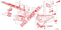 HECKLEUCHTE/KENNZEICHENBELEUCHTUNG (PGM FI)  für Honda ACCORD 2.0 ELEGANCE PACK 4 Türen 6 gang-Schaltgetriebe 2014