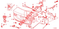 KOFFERRAUMDECKEL(4D)  für Honda ACCORD 2.0 ELEGANCE PACK 4 Türen 6 gang-Schaltgetriebe 2014