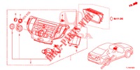 MITTLERES MODUL (NAVIGATION) für Honda ACCORD 2.0 ELEGANCE PACK 4 Türen 6 gang-Schaltgetriebe 2014