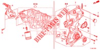 OELPUMPE (2.0L) für Honda ACCORD 2.0 ELEGANCE PACK 4 Türen 6 gang-Schaltgetriebe 2014