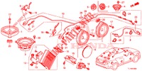 RADIOANTENNE/LAUTSPRECHER (LH) für Honda ACCORD 2.0 ELEGANCE PACK 4 Türen 6 gang-Schaltgetriebe 2014