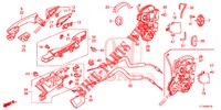 TUERSCHLOESSER, HINTEN/AEUSSERER GRIFF  für Honda ACCORD 2.0 ELEGANCE PACK 4 Türen 6 gang-Schaltgetriebe 2014