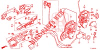 TUERSCHLOESSER, VORNE/AEUSSERER GRIFF  für Honda ACCORD 2.0 ELEGANCE PACK 4 Türen 6 gang-Schaltgetriebe 2014
