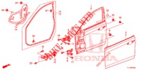 TUERTAFELN, VORNE(2D)  für Honda ACCORD 2.0 ELEGANCE PACK 4 Türen 6 gang-Schaltgetriebe 2014