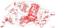 VORNE SITZKOMPONENTEN (G.) (HAUTEUR MANUELLE) für Honda ACCORD 2.0 ELEGANCE PACK 4 Türen 6 gang-Schaltgetriebe 2014