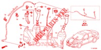 WINDSCHUTZSCHEIBENWASCHER (2D)  für Honda ACCORD 2.0 ELEGANCE PACK 4 Türen 6 gang-Schaltgetriebe 2014