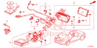 EINBAUSATZ F. RNS2  für Honda ACCORD 2.0 ELEGANCE PACK 4 Türen 5 gang automatikgetriebe 2014