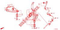 GELENK, VORNE  für Honda ACCORD 2.0 ELEGANCE PACK 4 Türen 5 gang automatikgetriebe 2014
