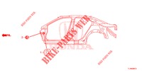 GUMMITUELLE (LATERAL) für Honda ACCORD 2.0 ELEGANCE PACK 4 Türen 5 gang automatikgetriebe 2014