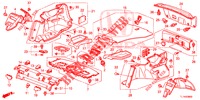 HINTERE ABLAGE/SEITENVERKLEIDUNG (4D)  für Honda ACCORD 2.0 ELEGANCE PACK 4 Türen 5 gang automatikgetriebe 2014