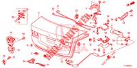 KOFFERRAUMDECKEL(4D)  für Honda ACCORD 2.0 ELEGANCE PACK 4 Türen 5 gang automatikgetriebe 2014