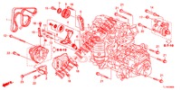 LICHTMASCHINENHALTERUNG/SPANNVORRICHTUNG (2.0L) für Honda ACCORD 2.0 ELEGANCE PACK 4 Türen 5 gang automatikgetriebe 2014
