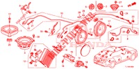 RADIOANTENNE/LAUTSPRECHER (LH) für Honda ACCORD 2.0 ELEGANCE PACK 4 Türen 5 gang automatikgetriebe 2014