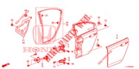 TUERBLECHE, HINTEN(4D)  für Honda ACCORD 2.0 ELEGANCE PACK 4 Türen 5 gang automatikgetriebe 2014